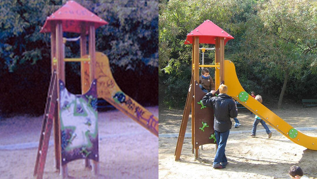 Parques infantiles a salvo de pintadas